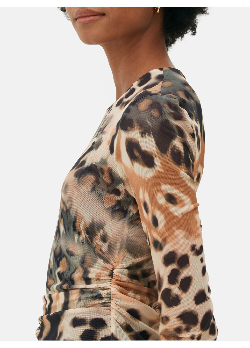 Бежева сукня демісезон,бежевий в візерунки, Primark