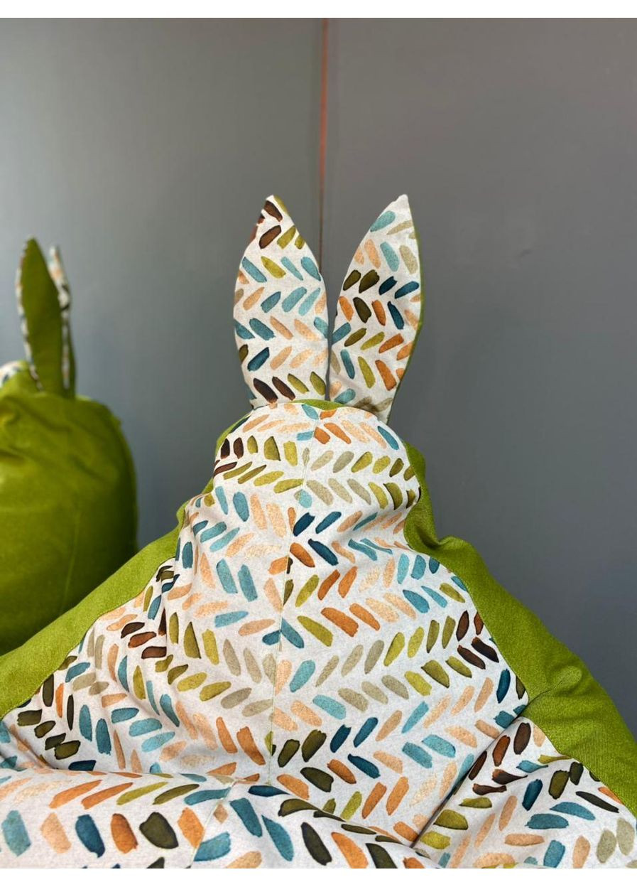 Кресло - мешок груша Зайка, M - 100х75 Bertin DT4+Квинс 10782 SkyPuff (361257270)