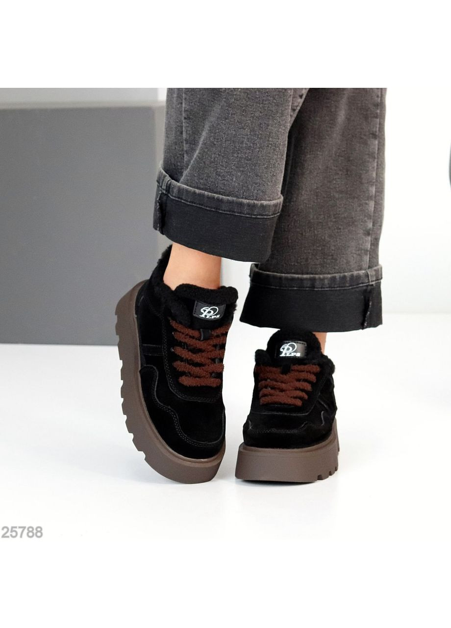 Зимние зимние ботинки Helen из натуральной замши