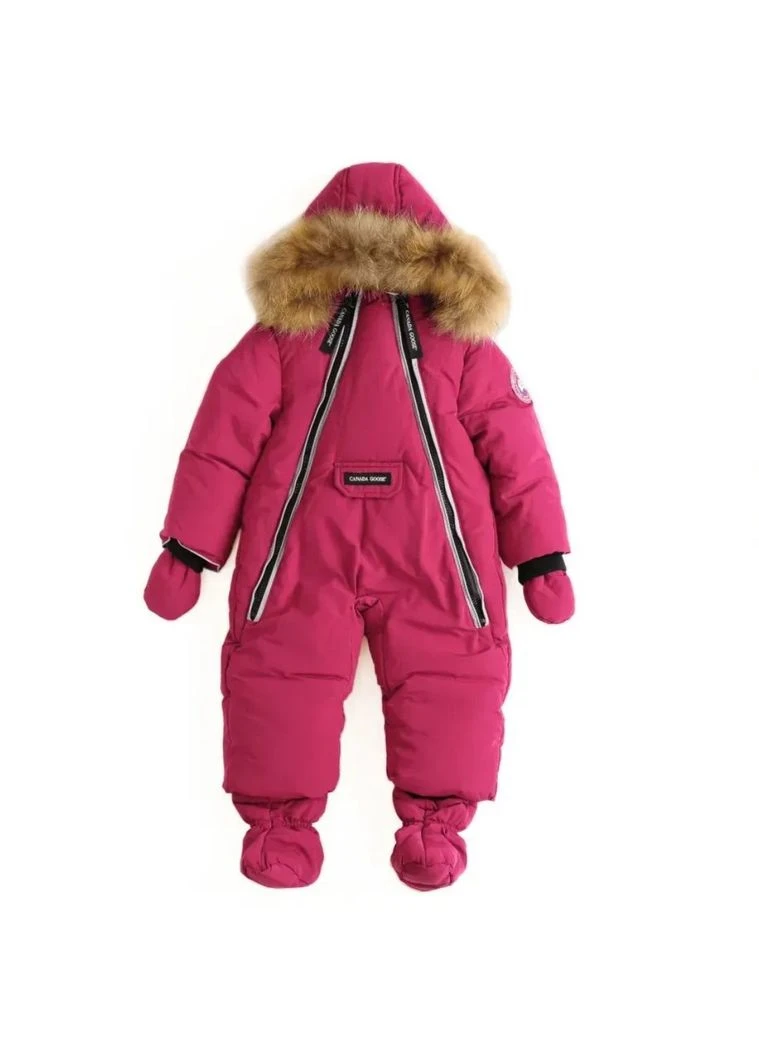 Зимний комбинезон детский Canada Goose Темно-розовый 100см 111 No Brand (401916313)