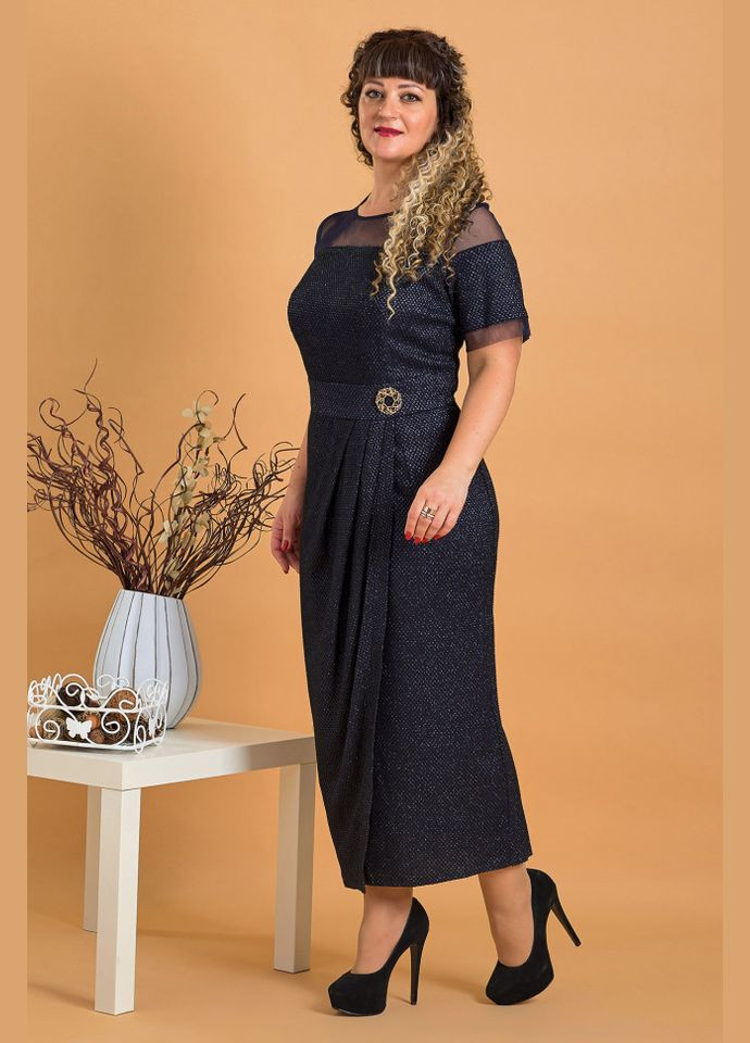 Синее платье 14274 Alenka Plus