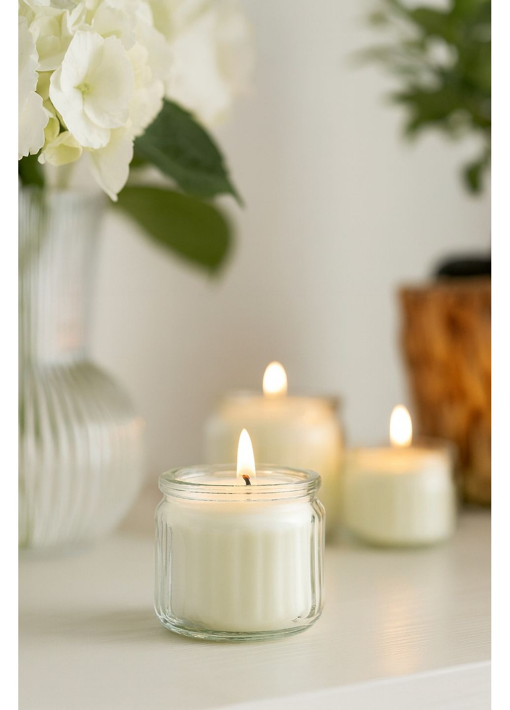 Ароматическая свеча в стекле ИКЕА 12 часов IKEA (315629303)