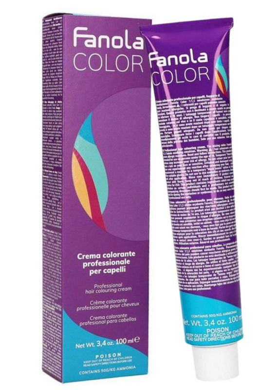 Набір Фарба для волосся №1.0 Чорна Black 2шт. + Окислювач 6% 20 Vol 300 мл. Fanola (297982783)