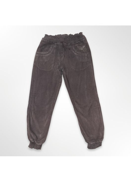 Вельветові штани на підкладці Темно-сірі (1142) Quadri foglio (362194233)