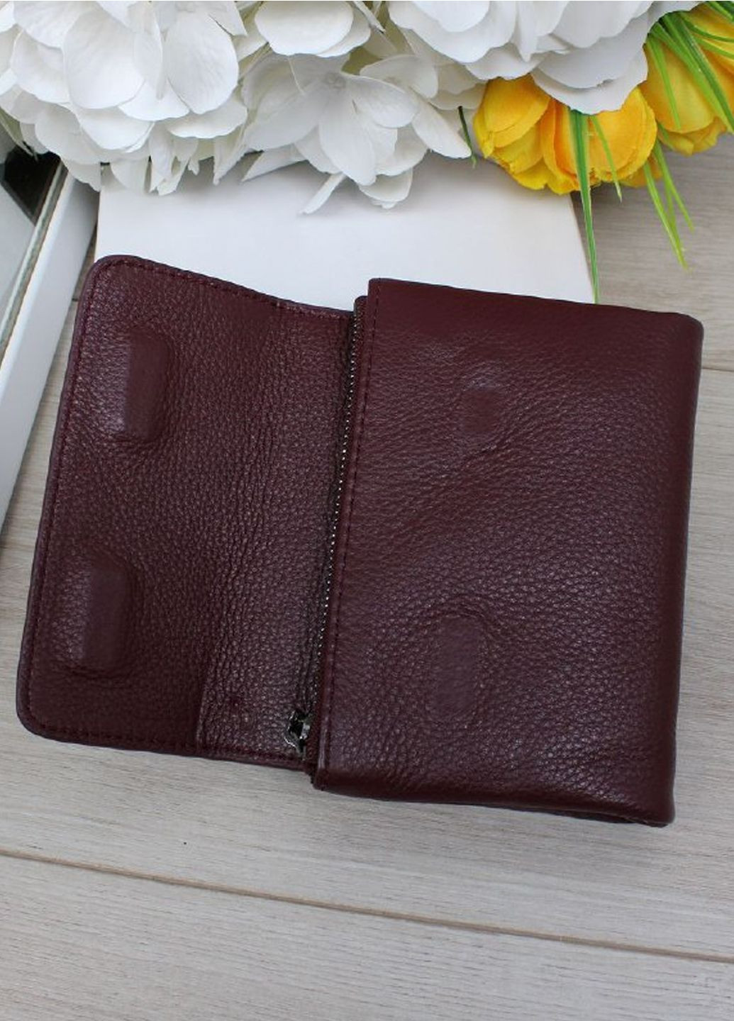 Жіночий гаманець із натуральної м'якої шкіри Vishnya (322763831)