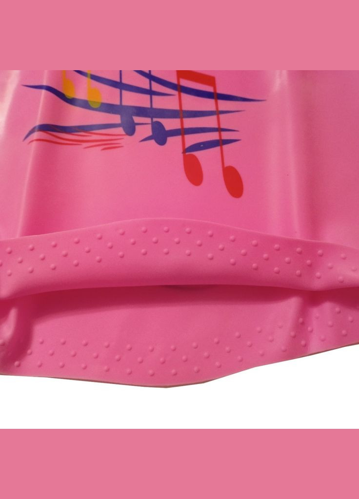 Шапочка для плавання для довгого волосся, pink music KW-1Р () SNS (316322424)