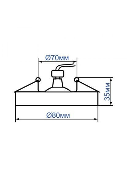 Вбудований світильник CD1901 (01834) Feron (308019522)