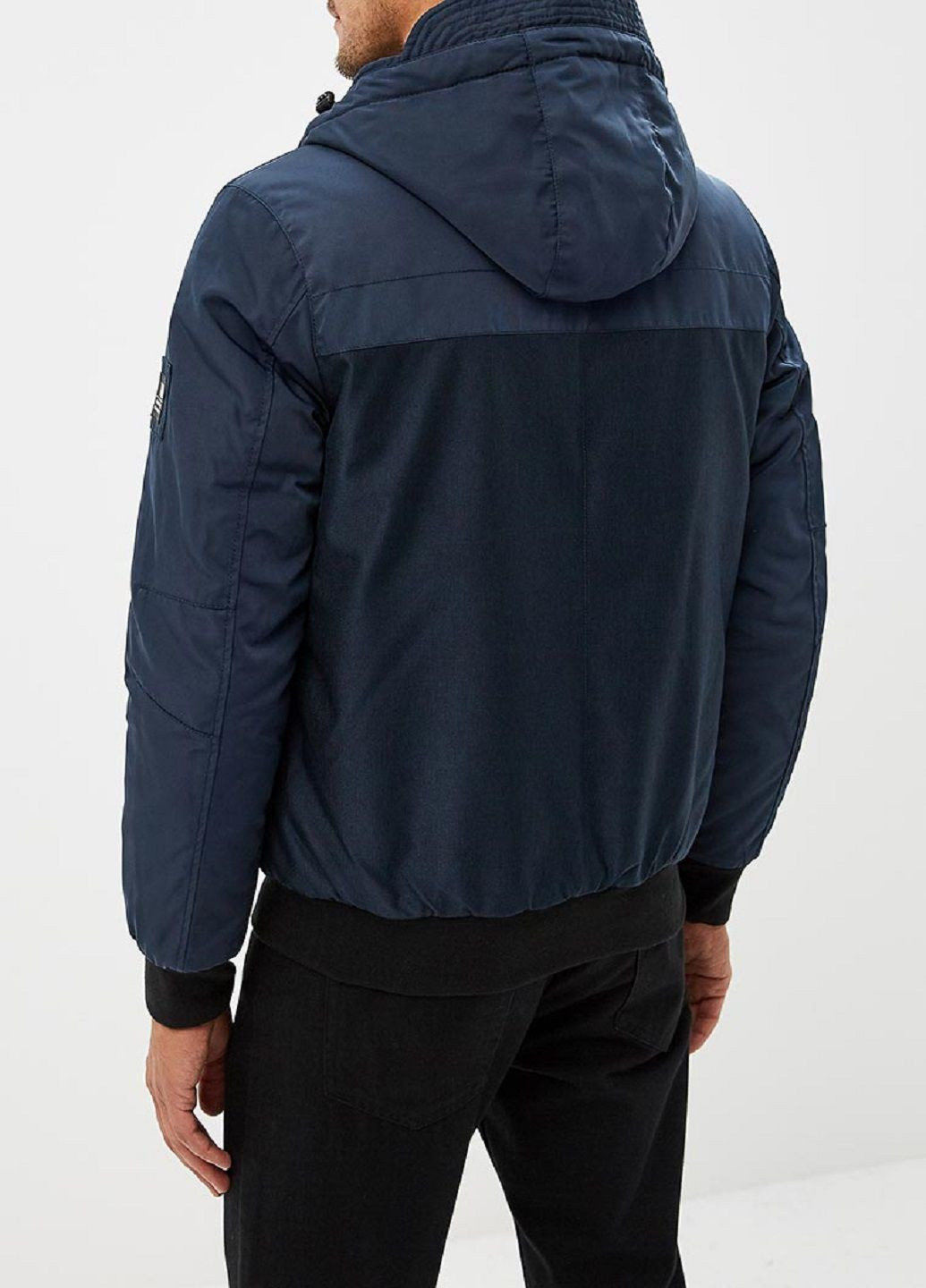 Темно-синяя демисезонная куртка Tom Tailor