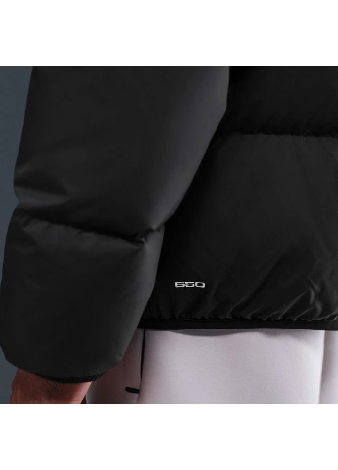 Черная зимняя куртка m tf club puffer jacket Nike