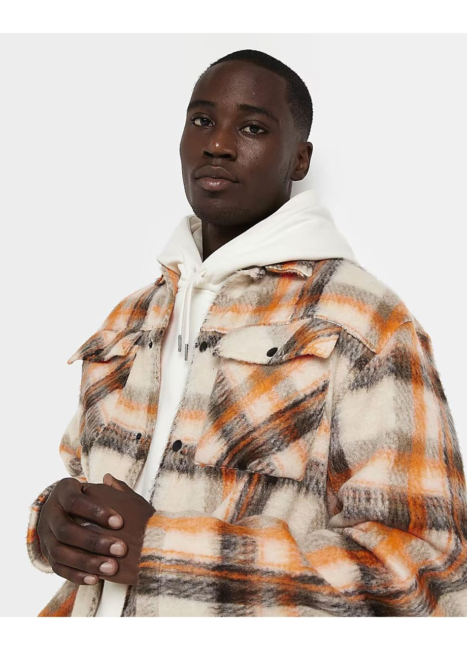 Куртка-рубашка,бежевый-оранжевый, River Island (356130148)