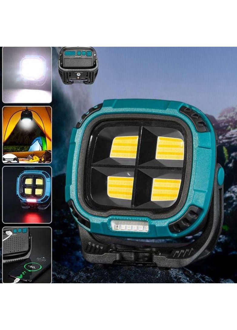 Кемпинговый фонарь W894-1 — 4COB + 5SMD Power Bank магнит крючок No Brand (371631559)