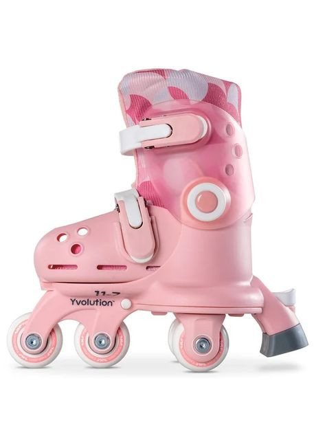 Роликовые коньки Twista, размер 30-34, розовый Yvolution (333317157)