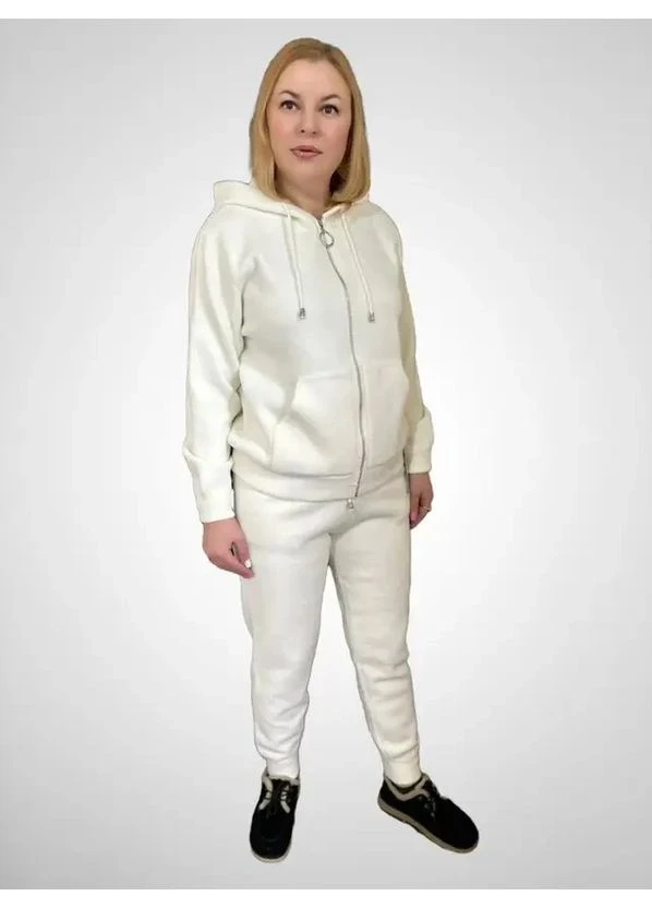 Костюм женский повседневный с капюшоном Альпака No Brand (389394015)