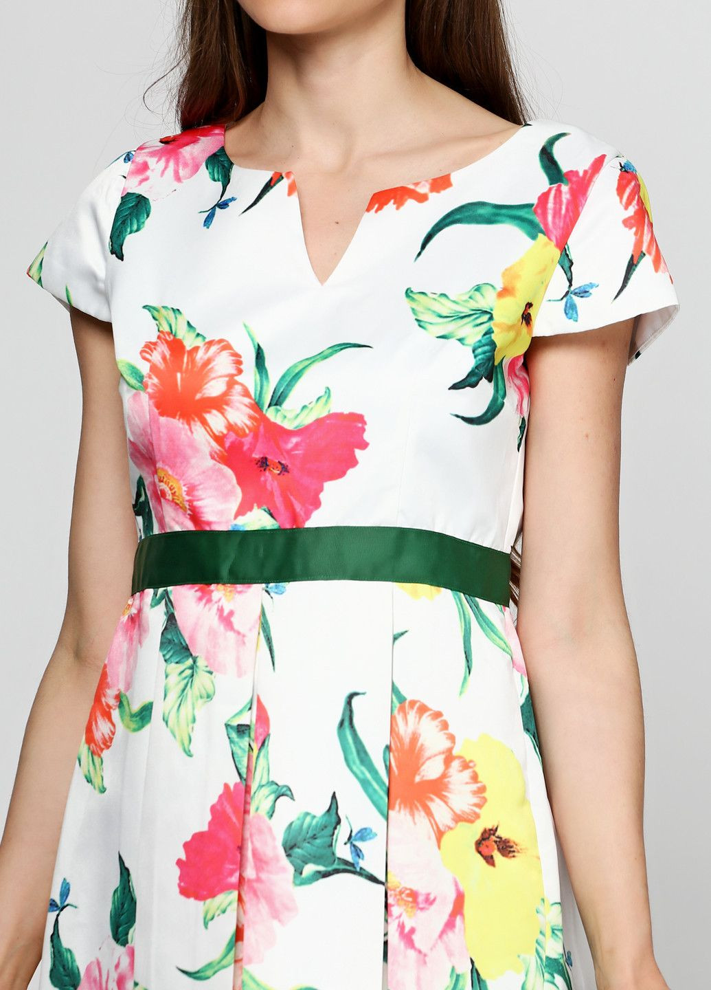 Белое повседневный платье белый Axel