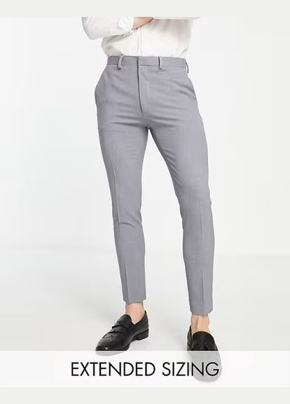 Серые кэжуал летние брюки Asos