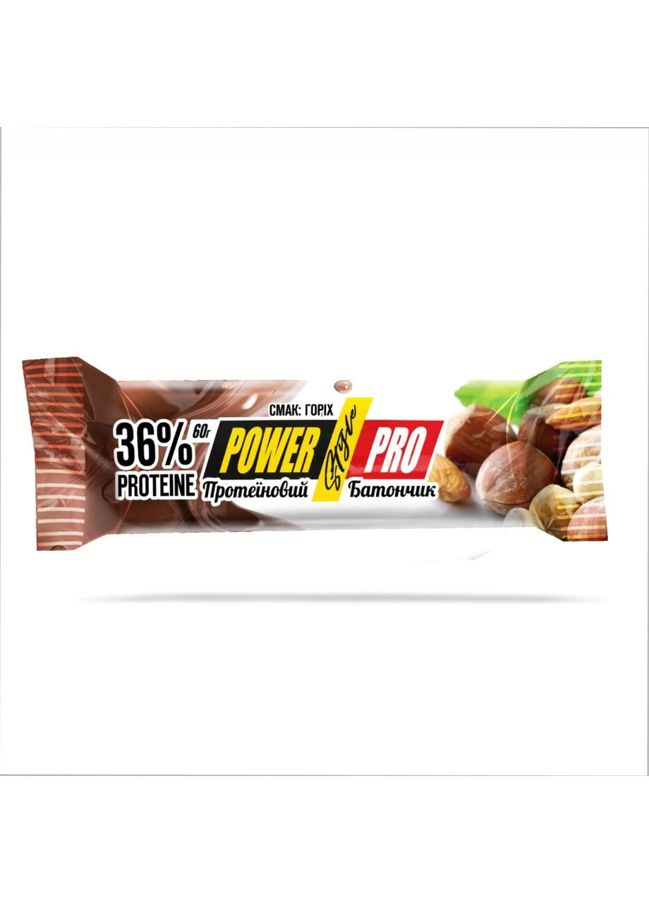 Протеїновий батончик Nutella 36% 20 шт по 60 г nut Power Pro (392265077)