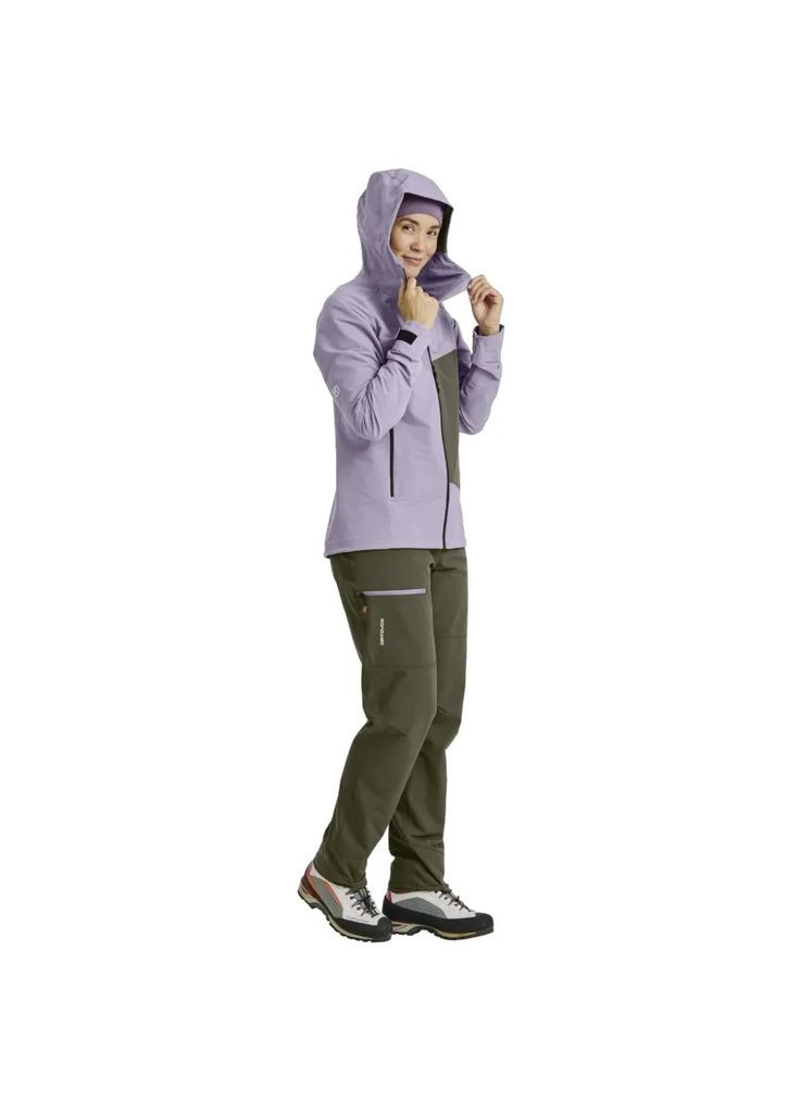 Лавандовая демисезонная куртка seceda softshell jacket wmn lush lavender фиолетовый (m508831) Ortovox Seceda Softshell Jacket Wmn lush lavender - S - фі