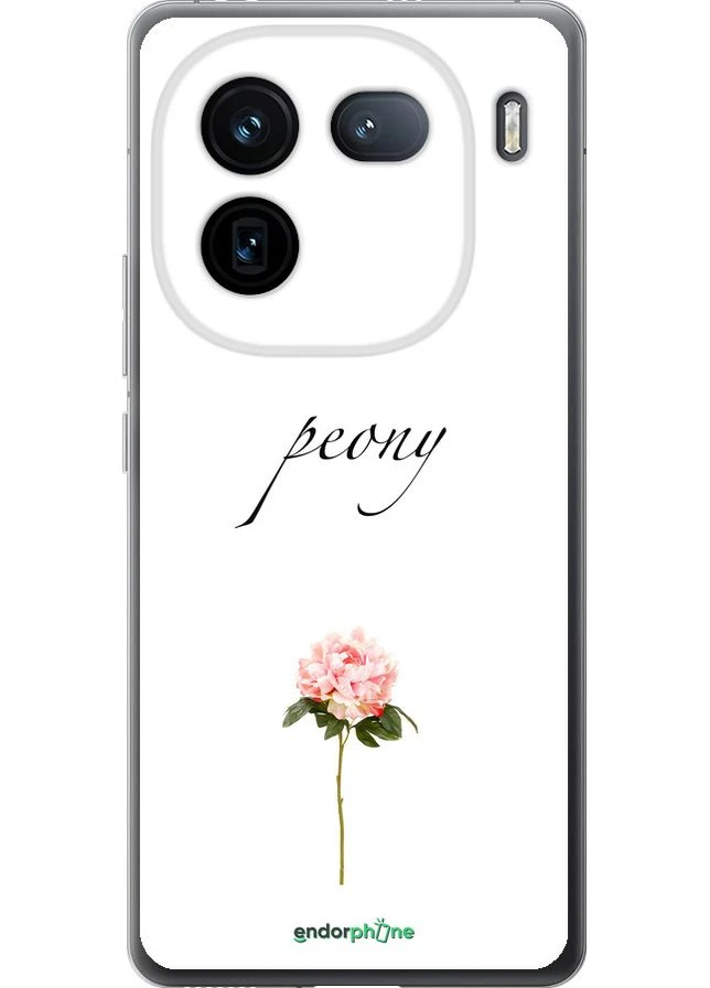 Чехол на Vivo iQOO 12 Пион "4366u-3433-70447" Endorphone (387697634)