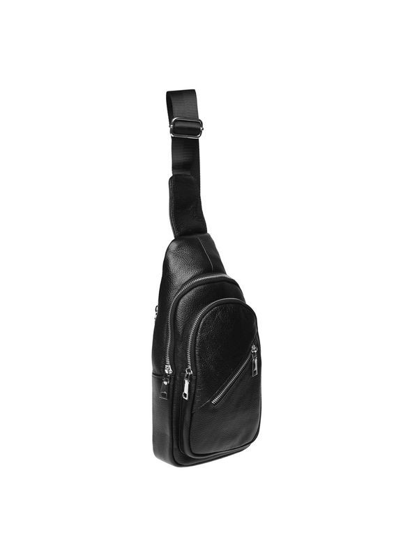 Рюкзак мужской кожаный k16603 Черный Borsa Leather (301871184)