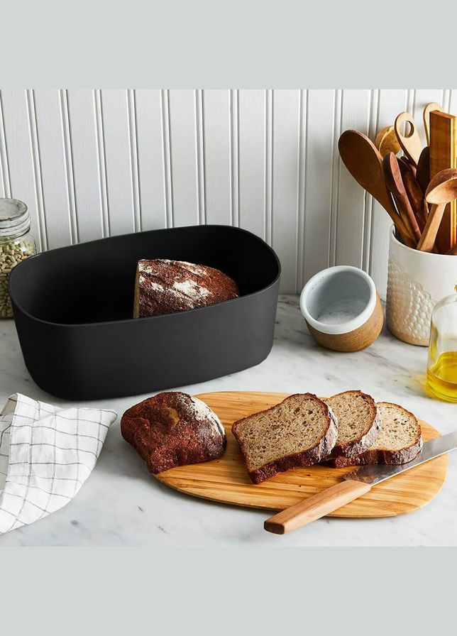 Хлебница с разделочной доской (MR-1776-BLACK) Maestro (334006608)