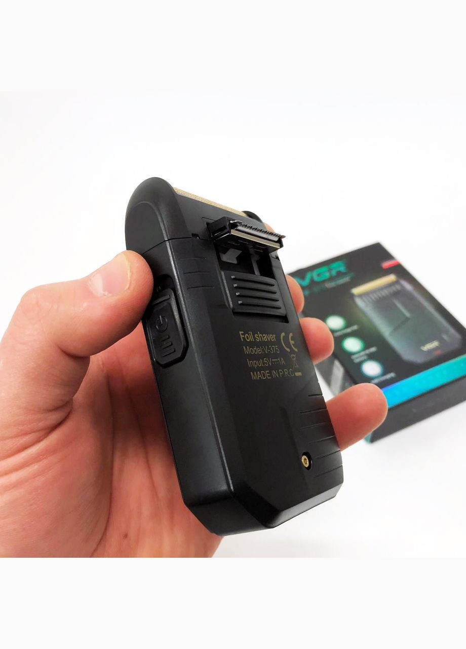 Электробритва-шейвер мужской VGR V-375, Электробритва с насадками для бороды, JU-812 Портативная бритва No Brand (351486169)