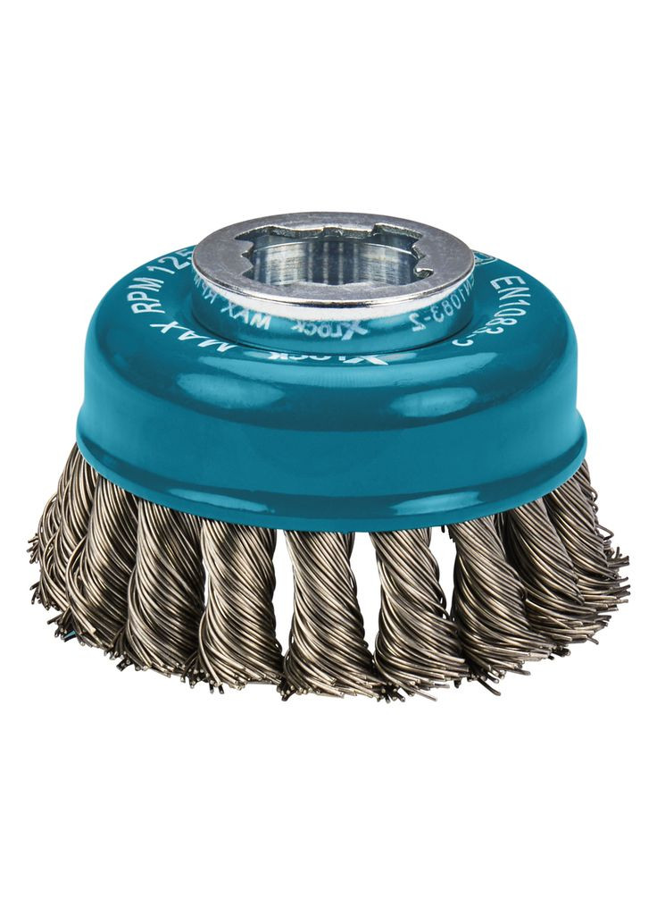 Чашкова щітка X-LOCK D-73330 (80 мм, M14, 0.5 мм) з крученим дротом (30640) Makita (295036489)