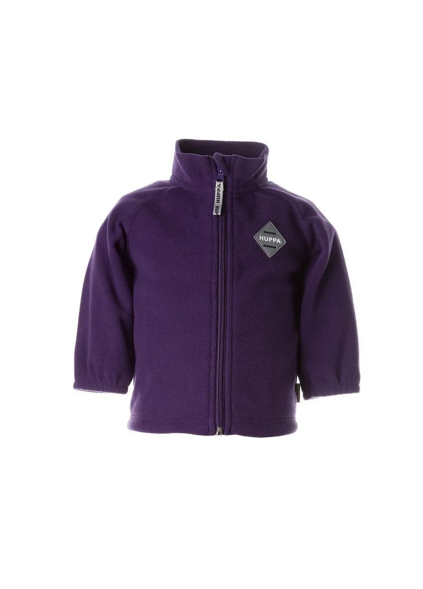 Темно-лиловая кофта флисовая bennie, р.92, темно-лилoвый () Huppa 1501BASE-70073-092
