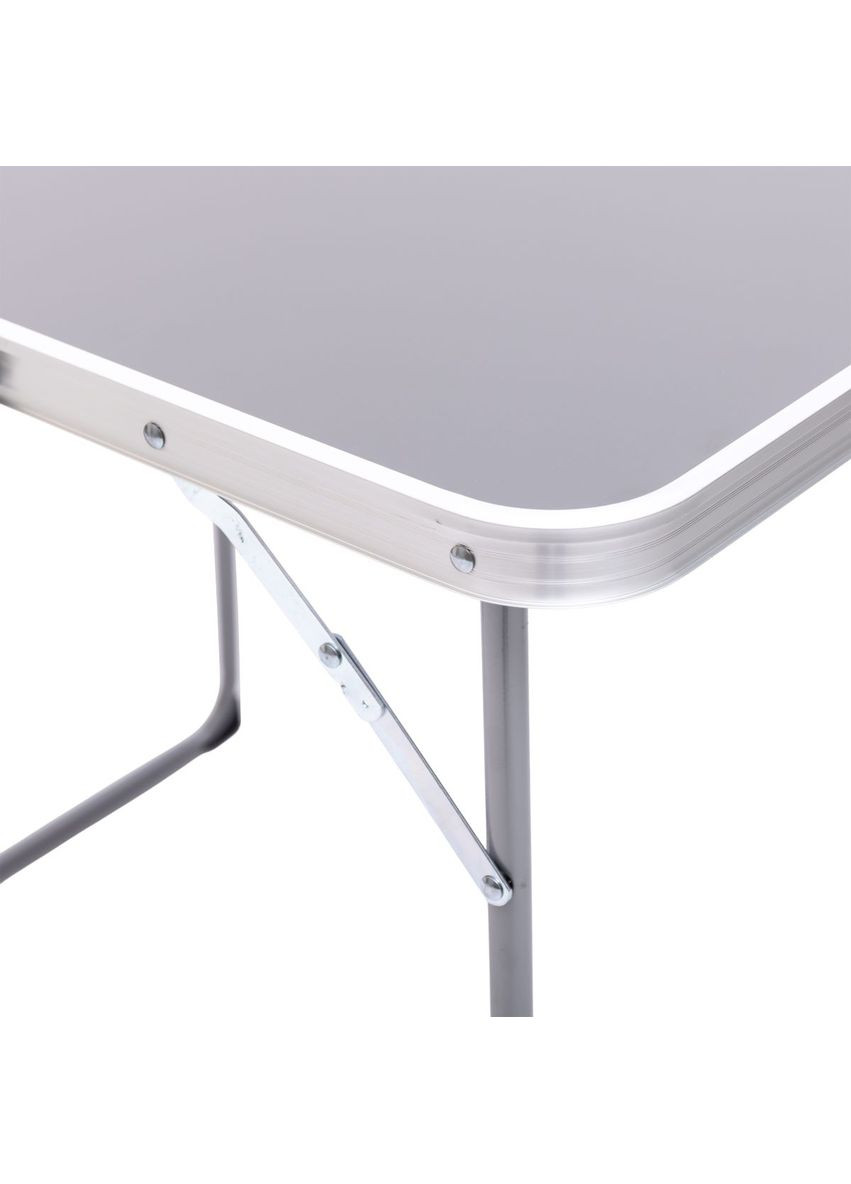 Складной стол для пикникасерый компактный столик для дачи и отдыха на природе 75x55 см ProDobro (364190059)