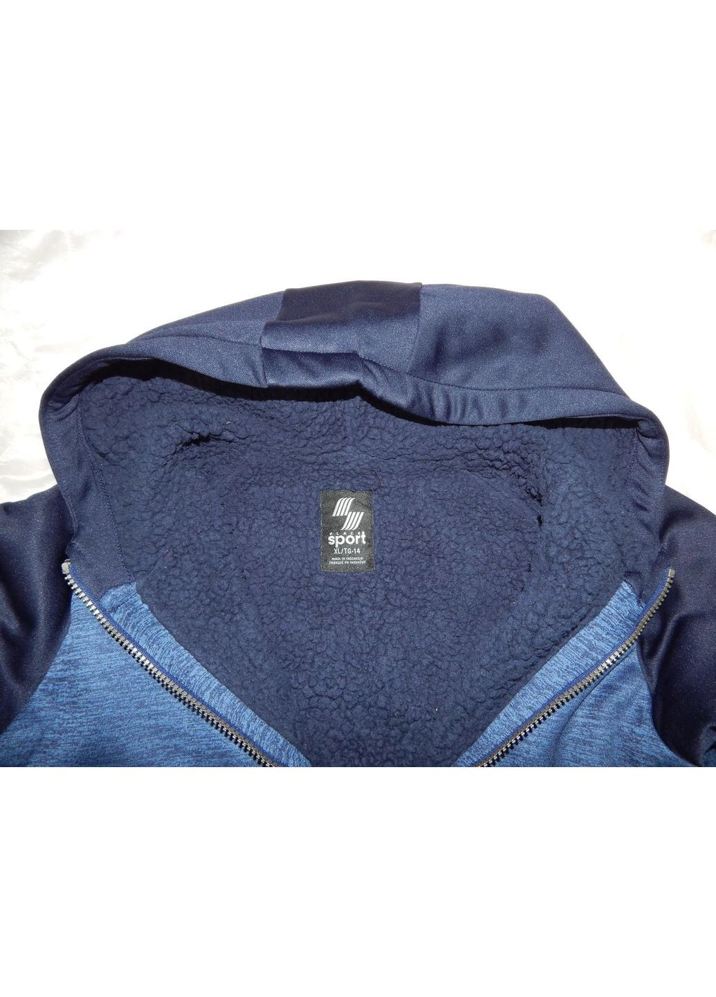Чоловіча тепла толстовка на хутрі підліток SPORT 14 років р.46 059ZMT (тільки в зазначеному розмірі, тільки 1 шт.) No Brand (369154556)