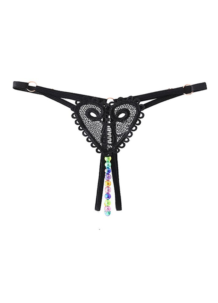 Жіночі трусики стрінги з намистинами (арт.80140/1) No Brand (346121622)