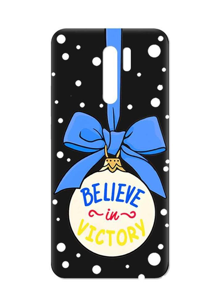 Матовий чорний чохол на Xiaomi Redmi 9:: Ялинкова іграшка (принт 135) Creative (360710905)