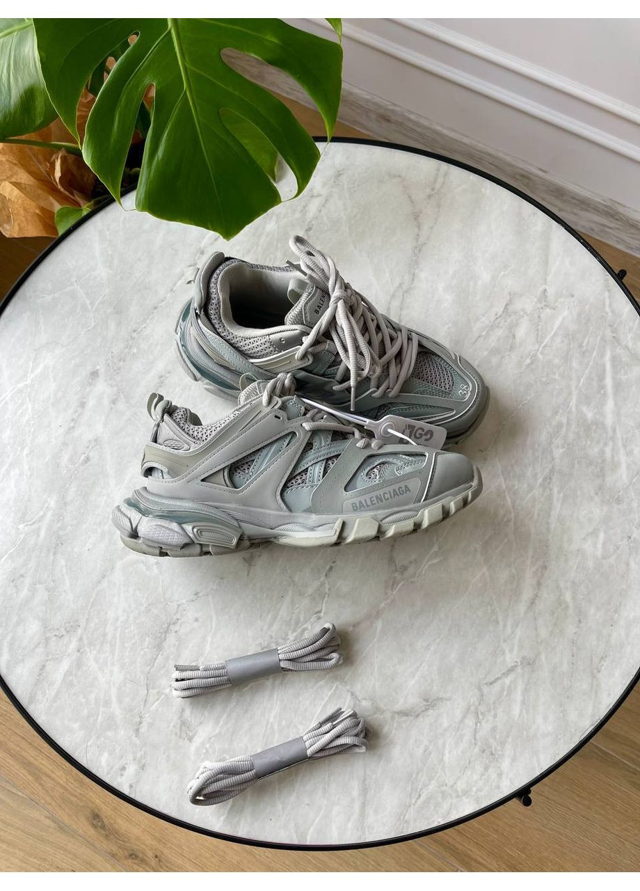 Кросівки жіночі Balenciaga Track 3.0 Gray Premium | Баленсіага Трек 3.0 сірі No Brand сірі демісезони (361308062)