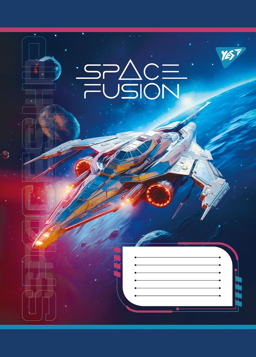 Набір зошитів Space fusion А5 в клітинку 60 аркушів 10 шт. () Yes 767147 (337471681)