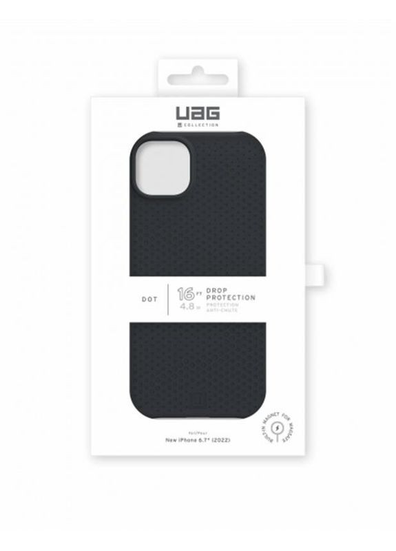 Чохол-накладка Dot Magsafe для Apple iPhone 14 Plus Black (114081314040) Urban Armor Gear (370621138)