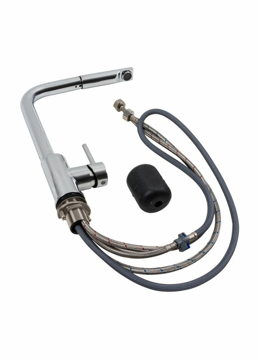 Смеситель кухонный с выдвижной воронкой C698 хром Valeso (336937261)