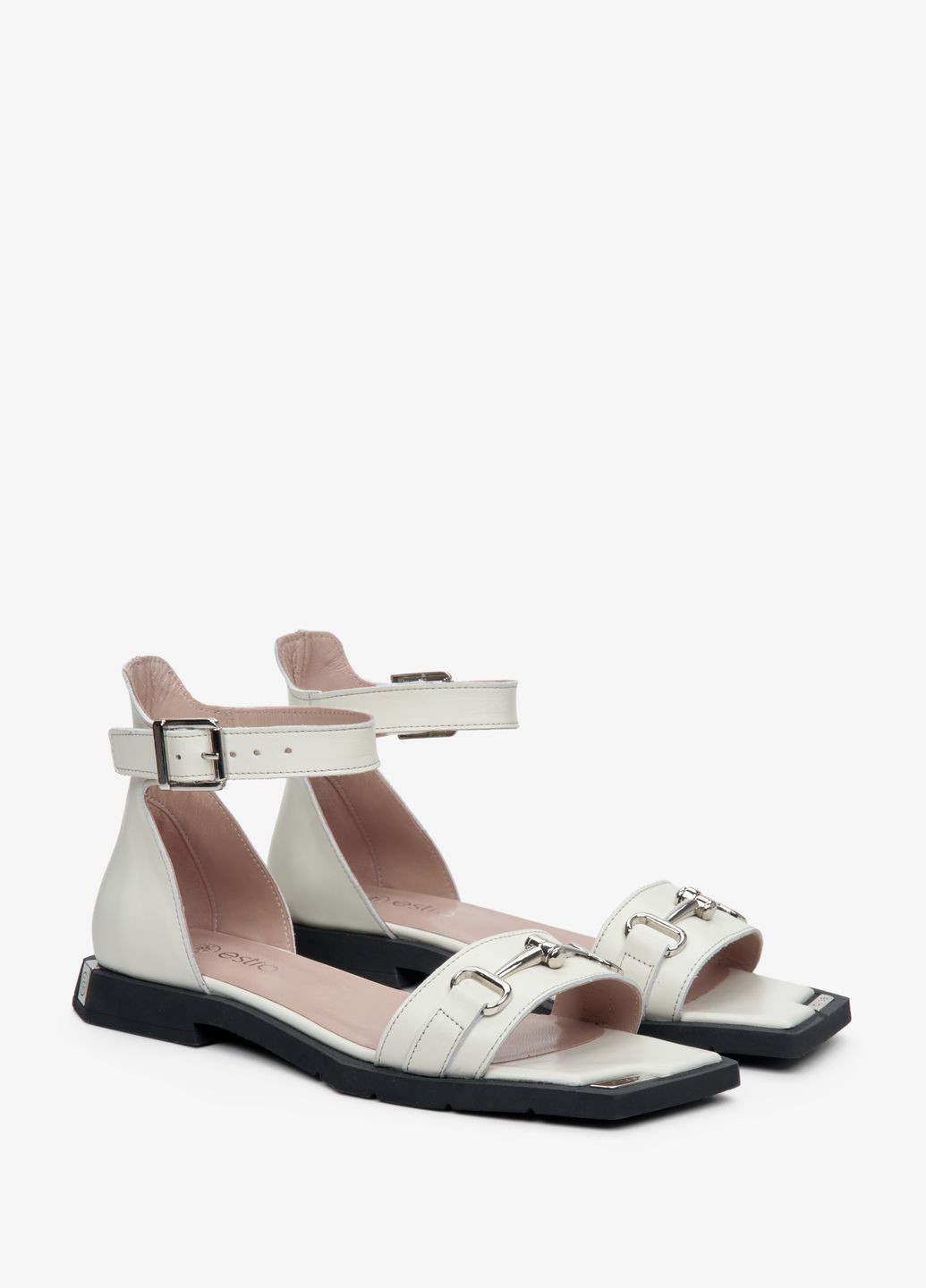 Сандалі, колір молочний Estro (299775754)
