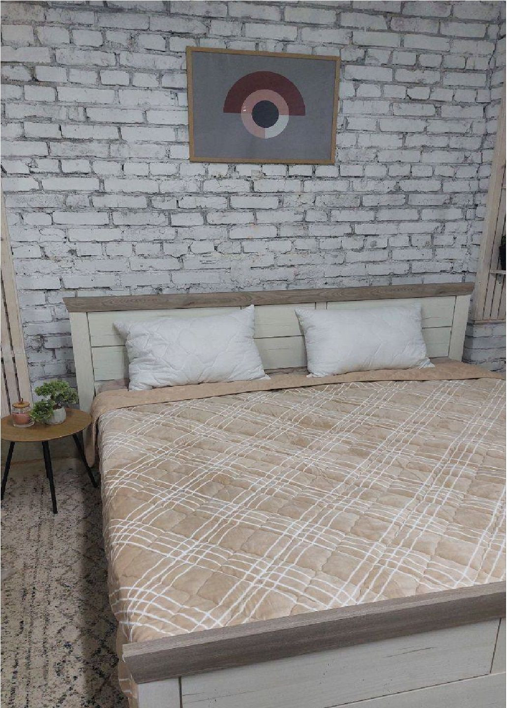 Стеганое флисовое покрывало евро Vishnya (314893501)