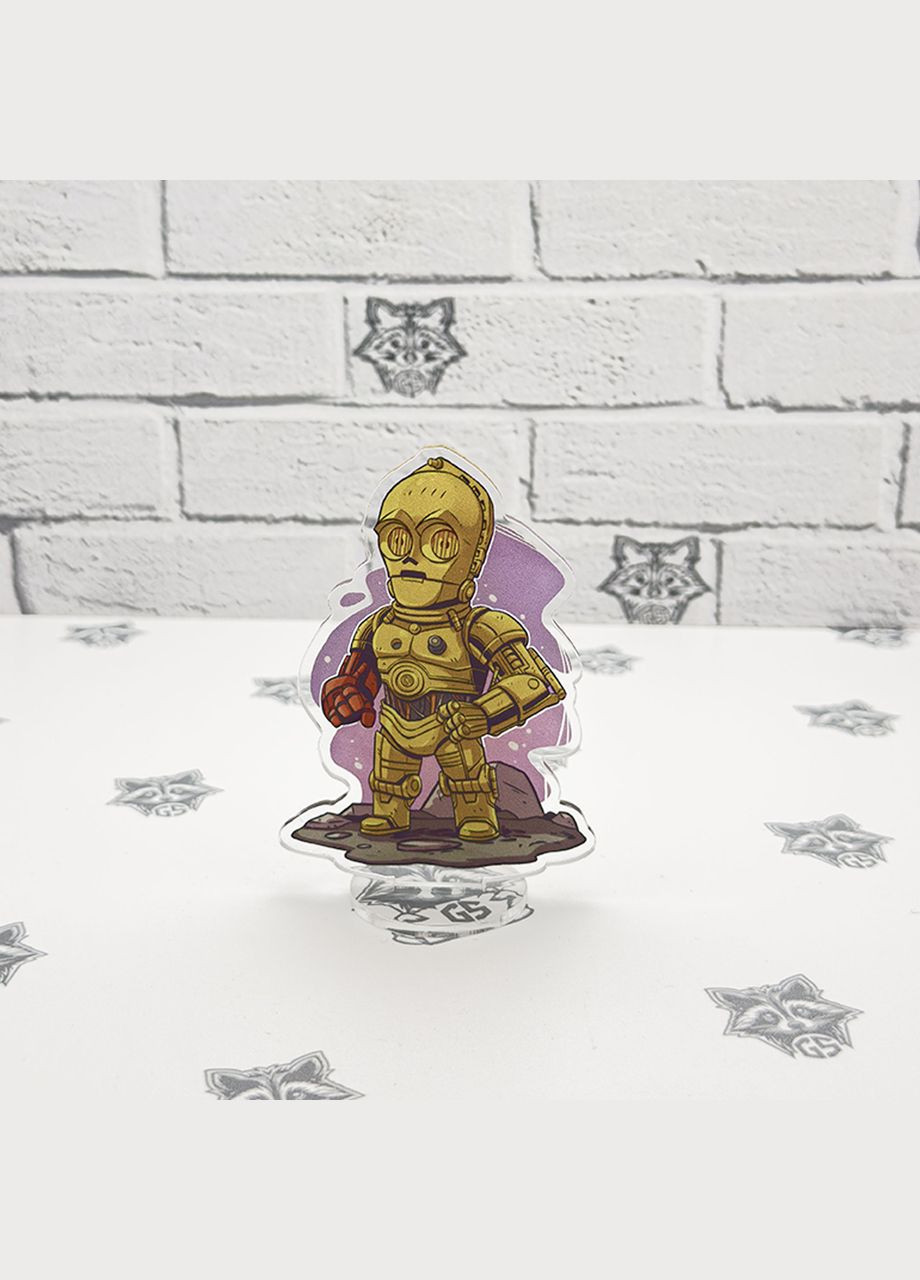 Акриловая коллекционная фигурка Чиби Chibi Звездные войны Star Wars - C-3po 10 см No Brand (339618829)