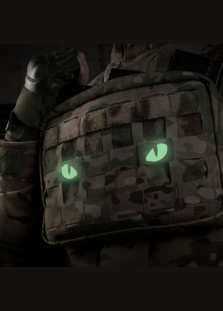 Нашивка Tiger Eyes Laser Cut (пара) Multicam M-TAC (315047908)