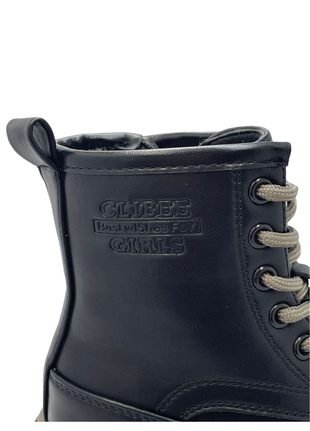Черные повседневные зимние зимние ботинки Clibee