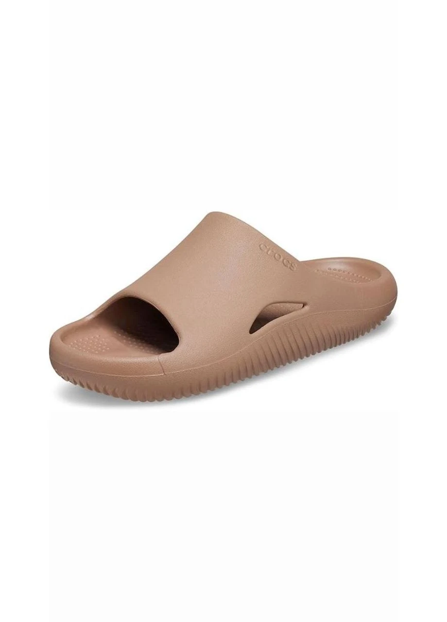 Бежевые шлепанцы mellow recovery slide Crocs