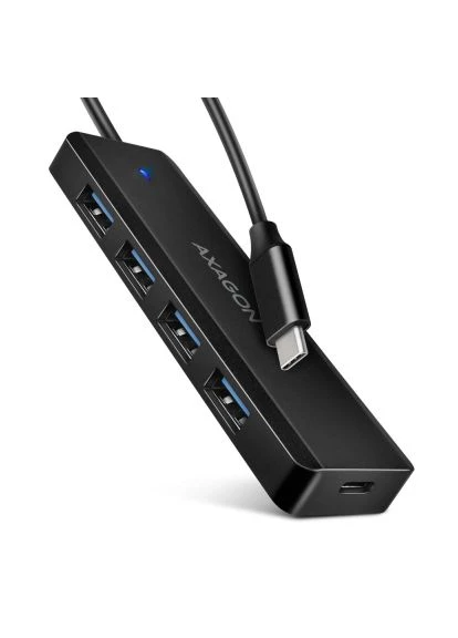 Концентратор (HUE-C1C) Axagon USB-C to 4xUSB 3.0 black (380217906)