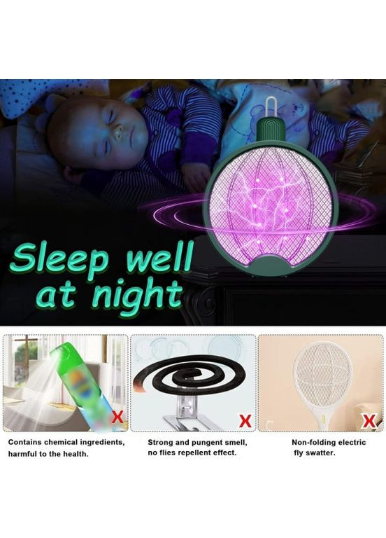 Электрическая мухобойка 3 в 1 с УФ-лампой для насекомых ProDobro (365440418)