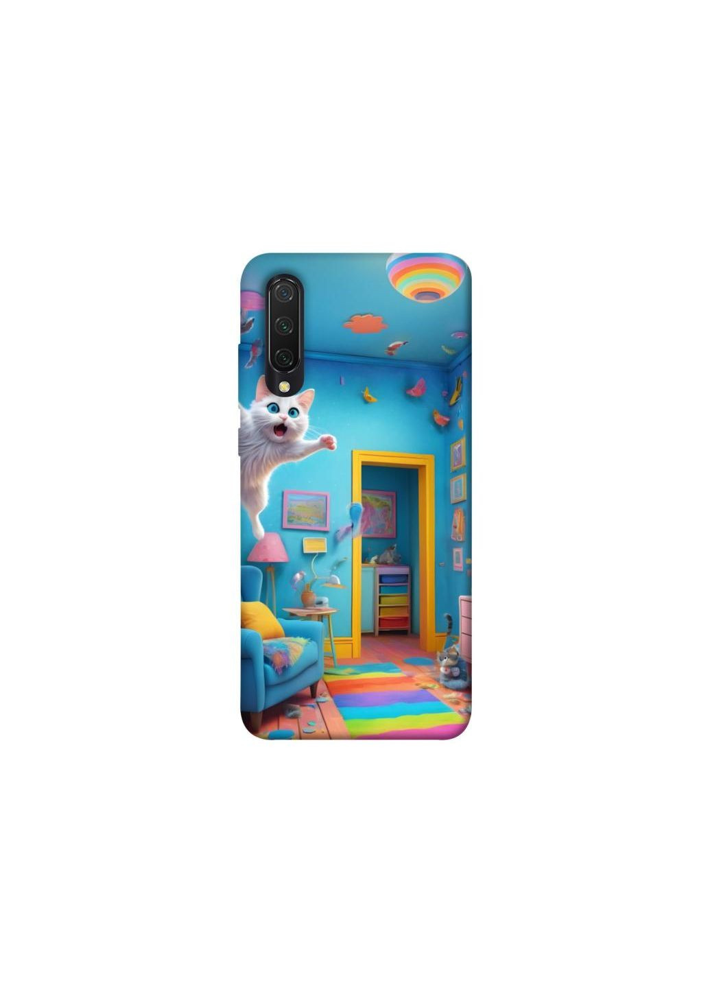 Чохол на Xiaomi Mi CC9 / Mi 9 Lite crazy cat Frontalka (349825530)