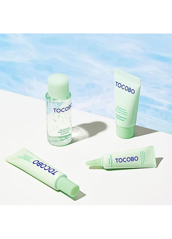 Набор мини версий успокаивающих средств Cica Calming Starter Kit (тонер, сыворотка, крем, лосьон) Южная Корея TOCOBO (351386099)