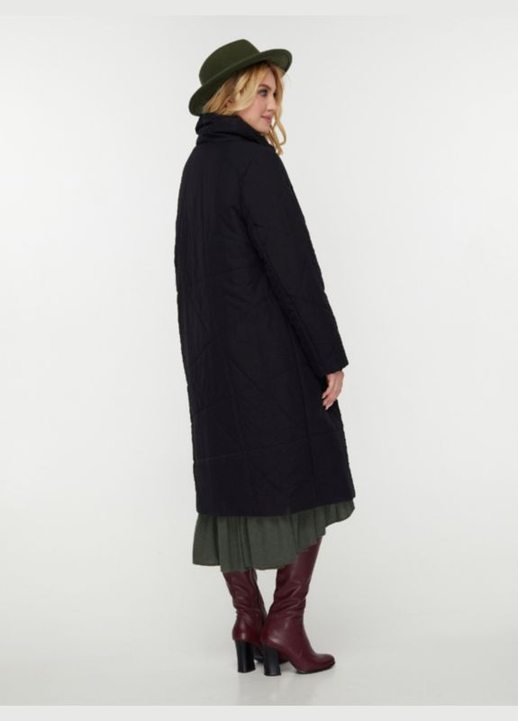 Чорне демісезонне Пальто Хіна Mirage