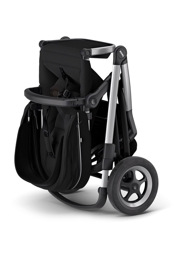 Детская коляска с люлькой Sleek Midnight Black TH 11000007 Thule (316613502)