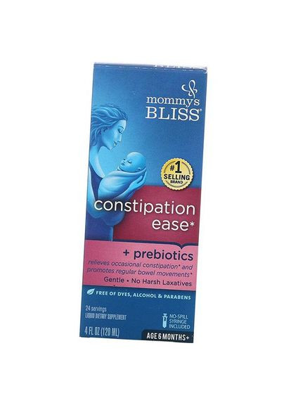 Средство от запора для детей, Baby Constipation Ease, 120мл (69537001) Mommy's Bliss (322728530)