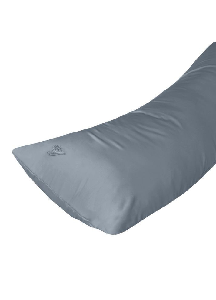 Наволочка для подушки S-Form TM 40х130 см сатин бавовна графіт v-32 IDEIA (275870716)