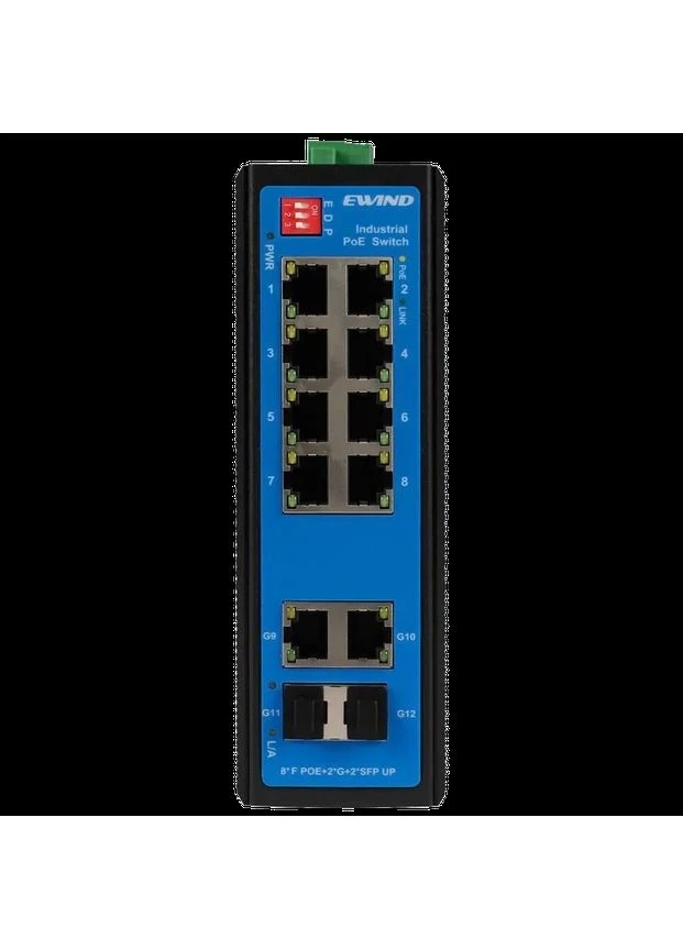 Комутатор 12 портів керований EW-PIS1712-8FE PoE Ewind (372817232)